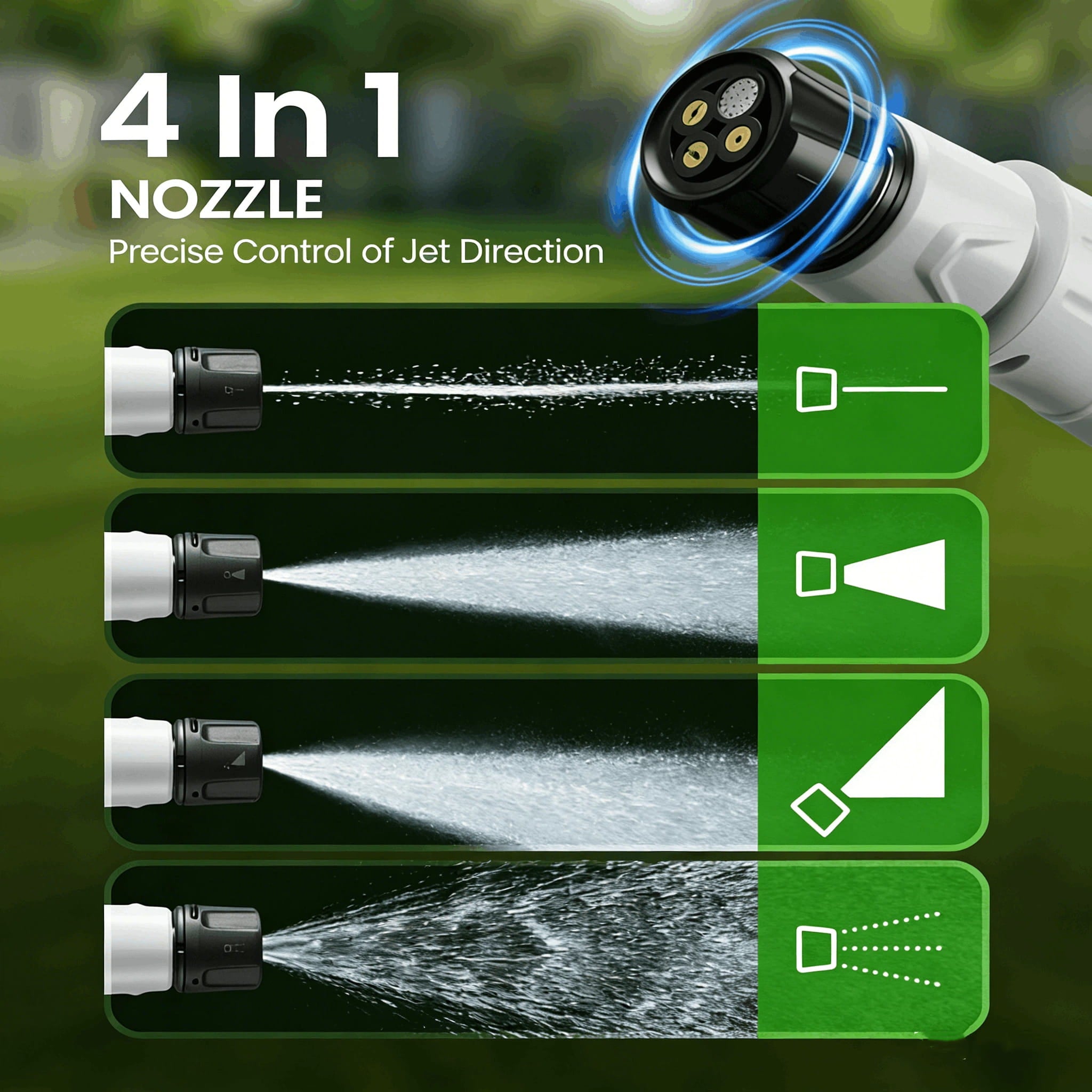 Portable Electric Pressure Washer with 3.2 Gal Tank