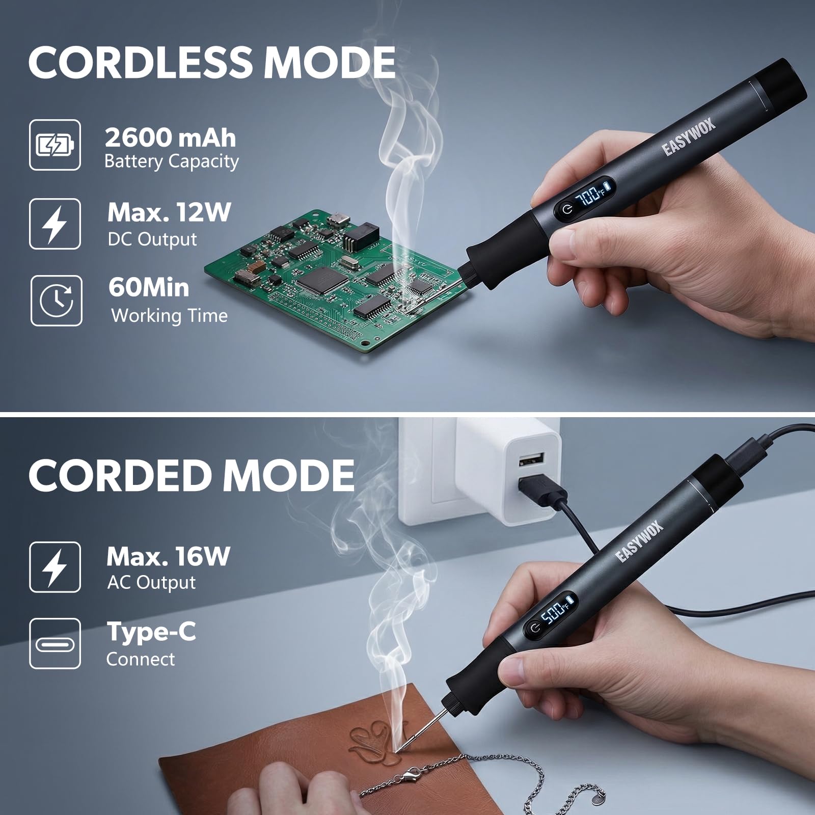 Portable Wireless Soldering Iron Kit