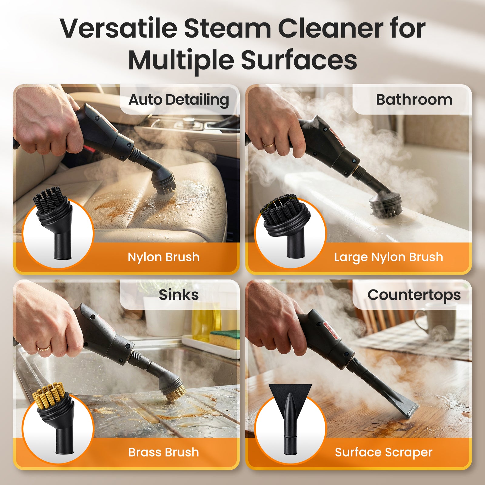 Handheld Pressurized Steam Cleaner